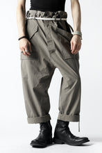 画像をギャラリービューアに読み込む, ISAMU KATAYAMA BACKLASH WIDE TAPERED PANTS / SALT SHRINKAGE TYPEWRITER CLOTH