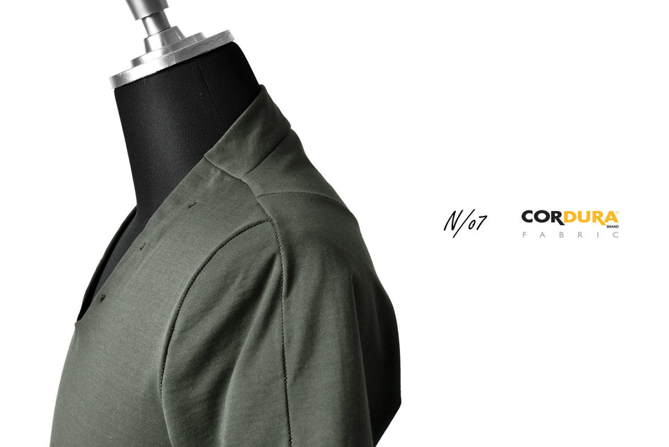 画像をギャラリービューアに読み込む, N/07 Neck Follow Jersey Tops / CORDURA® Fabric (KHAKI)