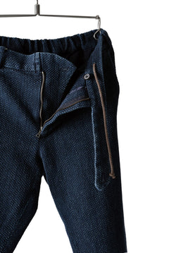 画像をギャラリービューアに読み込む, COLINA SASHIKO CURVED TROUSERS (INDIGO)