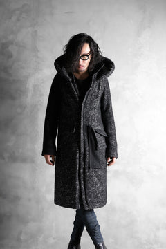 画像をギャラリービューアに読み込む, PAL OFFNER PADDED HOODNECK COAT (TWEEDY MELANGE)