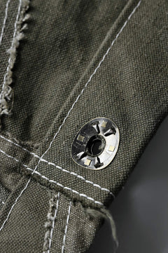 画像をギャラリービューアに読み込む, BACKLASH x LOOM exclusive RECONSTRUCTIVE COAT / VINTAGE MILITARY CANVAS