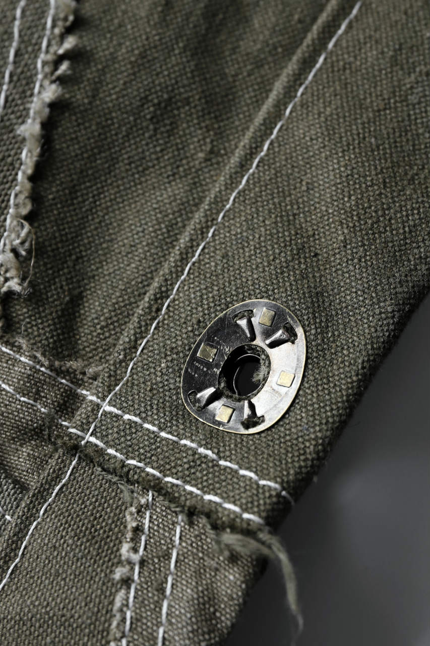 画像をギャラリービューアに読み込む, BACKLASH x LOOM exclusive RECONSTRUCTIVE COAT / VINTAGE MILITARY CANVAS