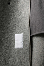 画像をギャラリービューアに読み込む, sus-sous foot guards great coat / W100 Harris melton raised washer (TOP GREY BEIGE)
