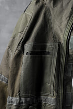 画像をギャラリービューアに読み込む, BACKLASH x LOOM exclusive RECONSTRUCTIVE HOODED JACKET / VINTAGE MILITARY CANVAS