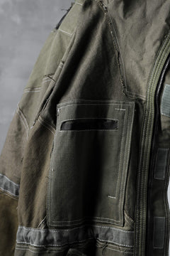 画像をギャラリービューアに読み込む, BACKLASH x LOOM exclusive RECONSTRUCTIVE HOODED JACKET / VINTAGE MILITARY CANVAS