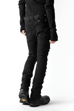 Load image into Gallery viewer, ISAMU KATAYAMA BACKLASH HIGH POWER STRETCH SKINNY PANTS (REPAIRED DEERSKIN)