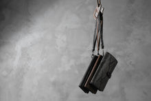 Load image into Gallery viewer, ISAMU KATAYAMA BACKLASH SMART PHONE CASE/PURSE / ITALY DOUBLE SHOULDER (DARK BROWN)