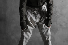 画像をギャラリービューアに読み込む, masnada PANTA BAGGY VAN 6POCKETS / CRUMPLED LINEN COTTON (CHALK)