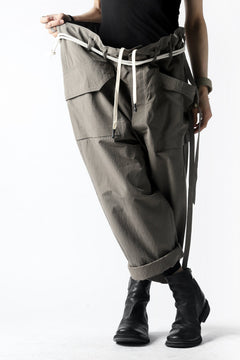 画像をギャラリービューアに読み込む, ISAMU KATAYAMA BACKLASH WIDE TAPERED PANTS / SALT SHRINKAGE TYPEWRITER CLOTH