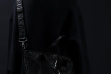 画像をギャラリービューアに読み込む, ISAMU KATAYAMA BACKLASH 2WAY ZIP BAG / ITALY SHOULDER OBJECT DYED (BLACK)