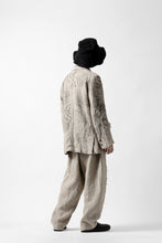 画像をギャラリービューアに読み込む, YUTA MATSUOKA wide tapered pants / safiran linen (ecru)