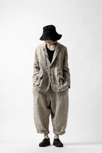 画像をギャラリービューアに読み込む, YUTA MATSUOKA wide tapered pants / safiran linen (ecru)