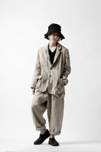 画像をギャラリービューアに読み込む, YUTA MATSUOKA wide tapered pants / safiran linen (ecru)