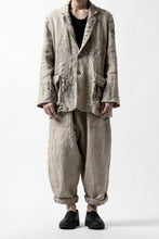 画像をギャラリービューアに読み込む, YUTA MATSUOKA wide tapered pants / safiran linen (ecru)