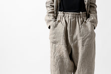 画像をギャラリービューアに読み込む, YUTA MATSUOKA wide tapered pants / safiran linen (ecru)