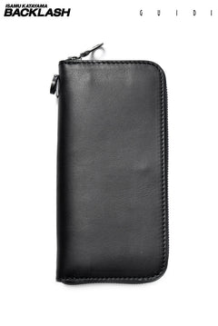 Load image into Gallery viewer, ISAMU KATAYAMA BACKLASH GUIDI CALF ROUND FASTNER WALLET