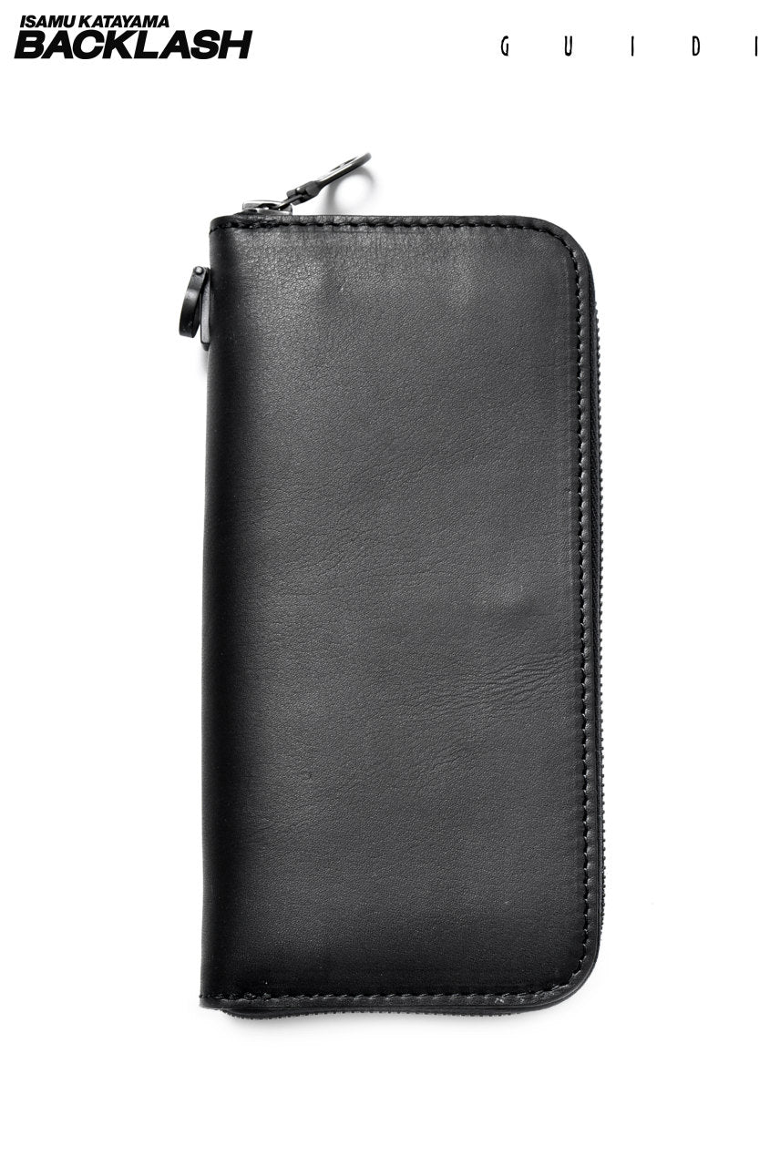 Load image into Gallery viewer, ISAMU KATAYAMA BACKLASH GUIDI CALF ROUND FASTNER WALLET