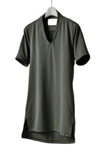 画像をギャラリービューアに読み込む, N/07 Neck Follow Jersey Tops / CORDURA® Fabric (KHAKI)