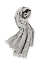 Load image into Gallery viewer, blackcrow stole mi/wo/ny woven (IVORY)