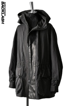 Load image into Gallery viewer, ISAMU KATAYAMA BACKLASH remake line OBJECT DYED HOODIE PARKA COAT #SWEDEN ARMY