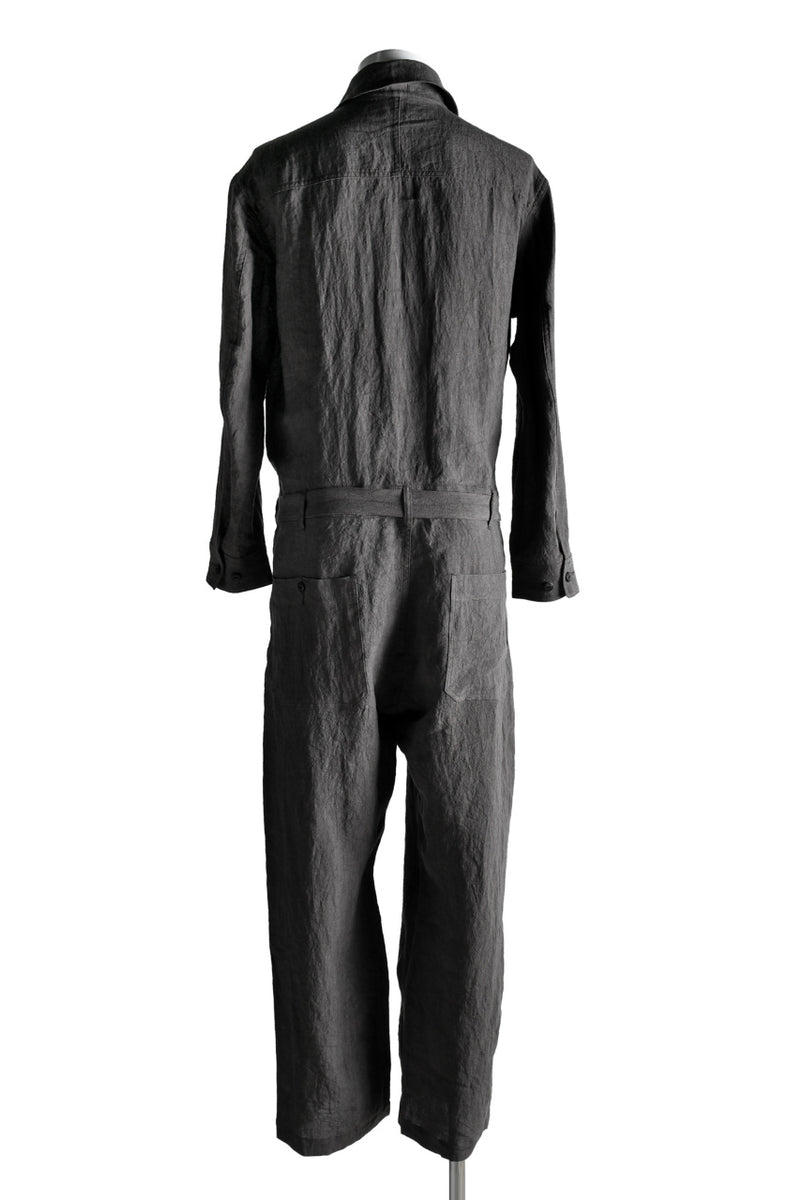 ISAMU KATAYAMA BACKLASH ROUGH LINEN JUMP-SUITS (GREY)の商品ページ