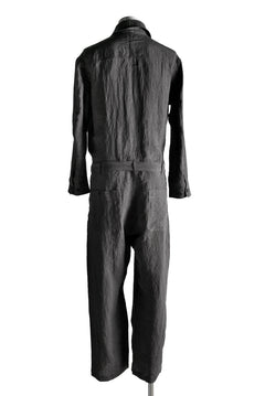 Load image into Gallery viewer, ISAMU KATAYAMA BACKLASH ROUGH LINEN JUMP-SUITS (GREY)