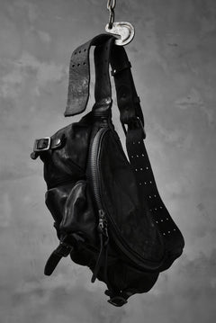 Load image into Gallery viewer, ISAMU KATAYAMA BACKLASH "DoubleShoulder" MIL-BAG (BLACK)