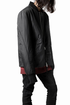 画像をギャラリービューアに読み込む, thomkrom MA-1 PADDED BLOUSON / P.A OVERLOCKED (BLACK)