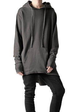 画像をギャラリービューアに読み込む, thomkrom BRUSHED BACK LONG HOODIE / FRENCH-TERRY (TAUPE)