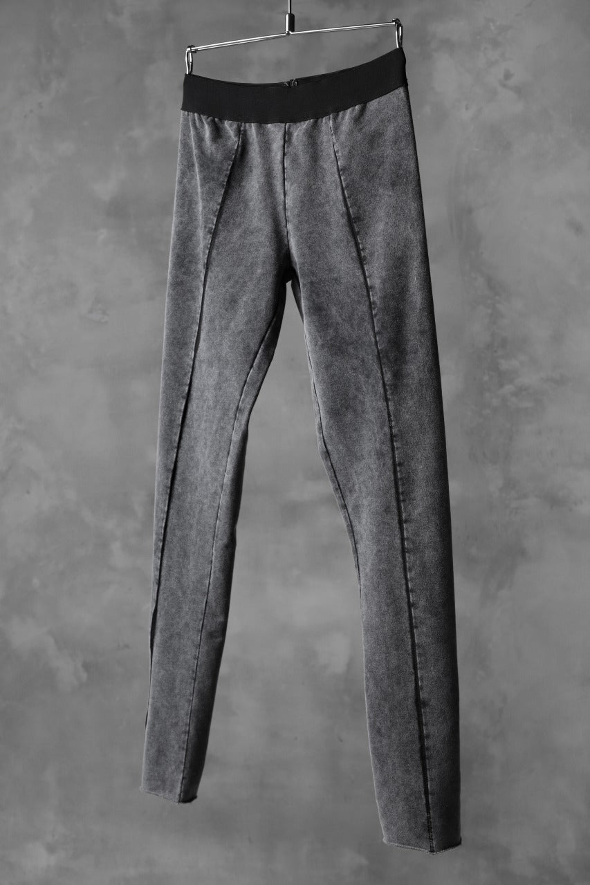 画像をギャラリービューアに読み込む, thomkrom OVERLOCKED LEGGINGS / OILED SPRAY DYE (GREY)