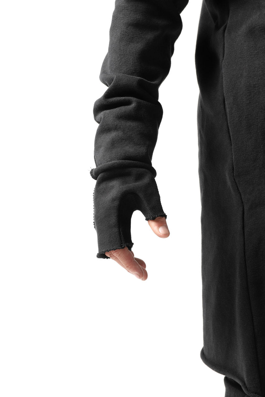 画像をギャラリービューアに読み込む, thomkrom FINGER OUT GLOVES / HEAVY JERSEY (BLACK)