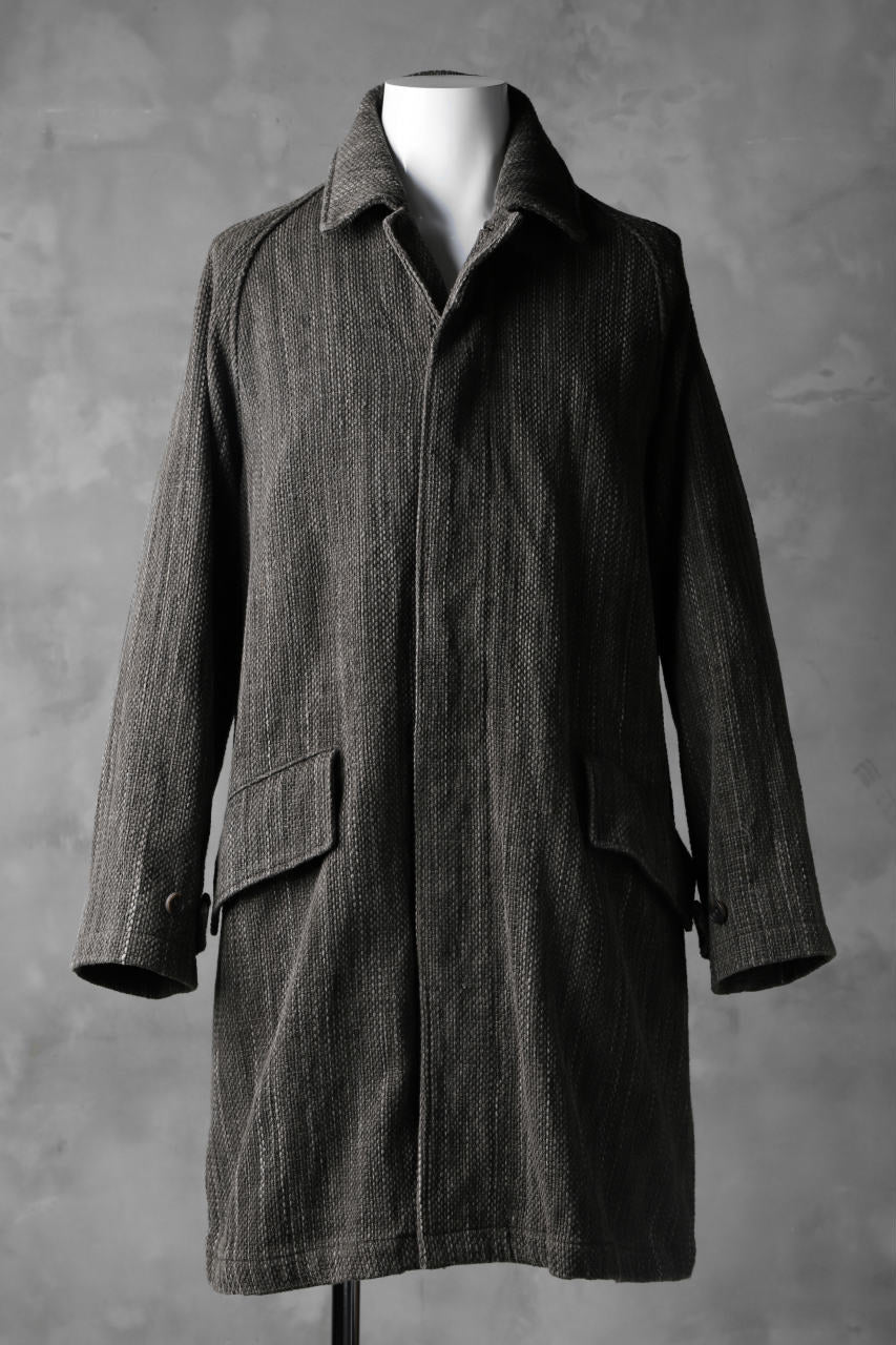 画像をギャラリービューアに読み込む, COLINA BALMACAAN COAT / SASHIKO ZAKURO DYED (ZAKURO)