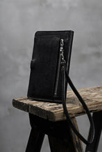 Load image into Gallery viewer, ISAMU KATAYAMA BACKLASH SMART PHONE CASE/PURSE / ITALY DOUBLE SHOULDER (BLACK)