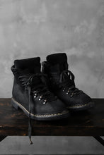 画像をギャラリービューアに読み込む, A DICIANNOVEVENTITRE A1923 Norwegian Laced Boots SH2 / Cavallo Oilo (NERO)