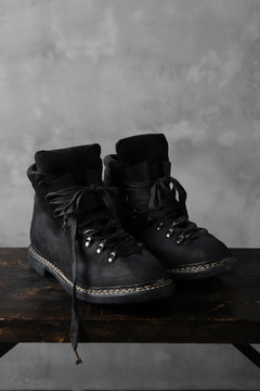 画像をギャラリービューアに読み込む, A DICIANNOVEVENTITRE A1923 Norwegian Laced Boots SH2 / Cavallo Oilo (NERO)
