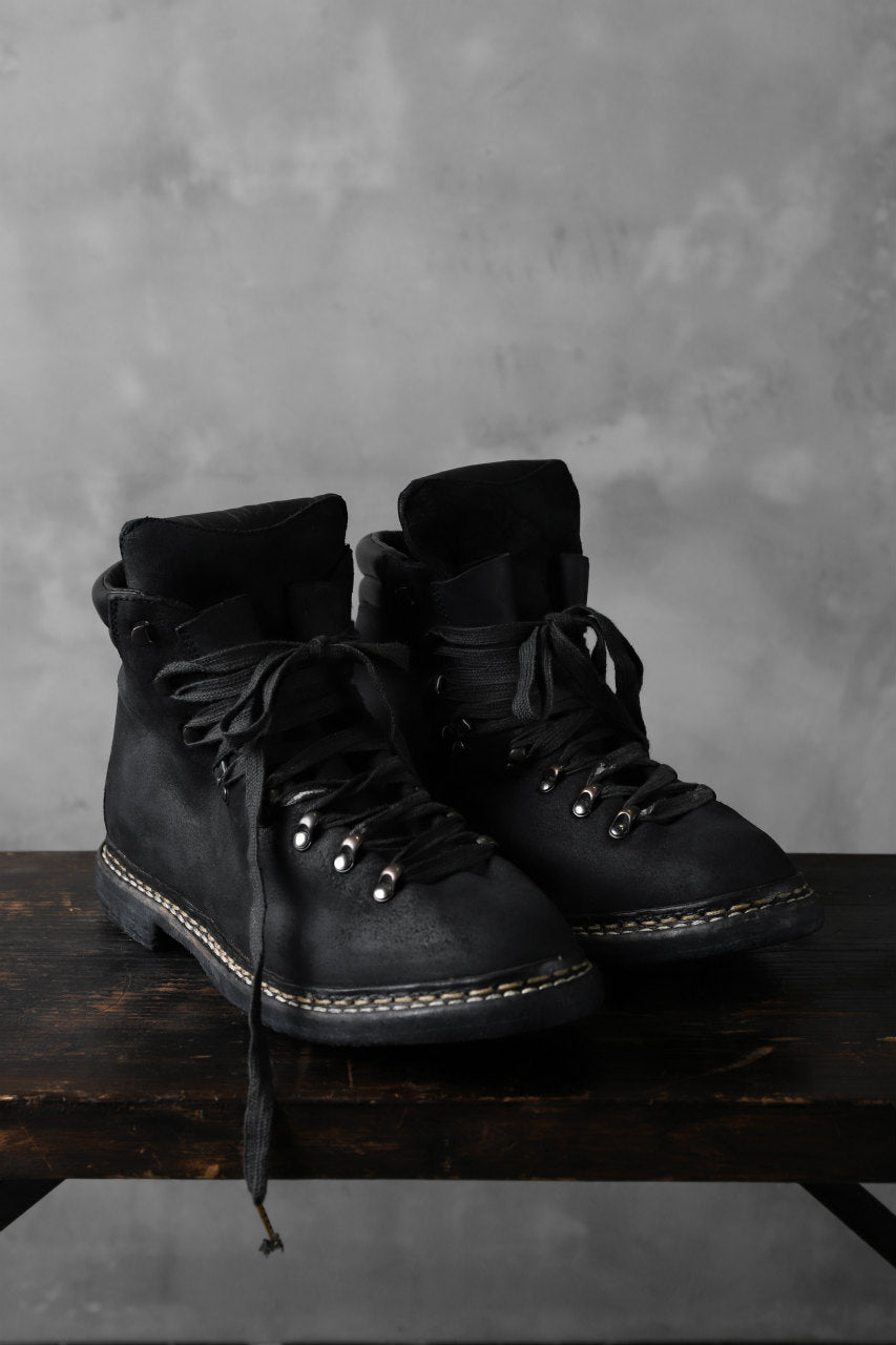 画像をギャラリービューアに読み込む, A DICIANNOVEVENTITRE A1923 Norwegian Laced Boots SH2 / Cavallo Oilo (NERO)