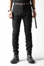 画像をギャラリービューアに読み込む, thomkrom OVER LOCKED SLIM TROUSERS / FADE STRETCH DENIM (BLACK)