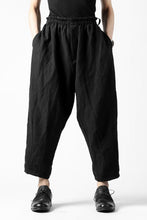 画像をギャラリービューアに読み込む, YUTA MATSUOKA easy darts pants / sofa linen (black)