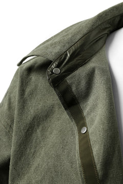 画像をギャラリービューアに読み込む, READYMADE OVERSIZE SHIRT (KHAKI GREEN #A)