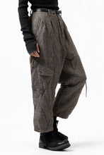 画像をギャラリービューアに読み込む, YUTA MATSUOKA buggy trousers / primitive wool (brown)