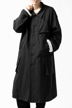 画像をギャラリービューアに読み込む, KLASICA KISTEL WORK COAT / MONOTONE HOUND TOOTH (BLACK)