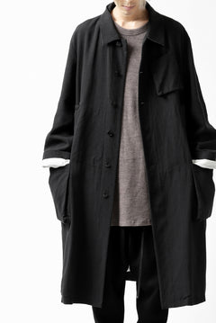 画像をギャラリービューアに読み込む, KLASICA KISTEL WORK COAT / MONOTONE HOUND TOOTH (BLACK)