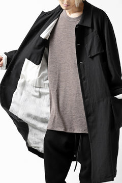 画像をギャラリービューアに読み込む, KLASICA KISTEL WORK COAT / MONOTONE HOUND TOOTH (BLACK)