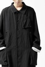 画像をギャラリービューアに読み込む, KLASICA KISTEL WORK COAT / MONOTONE HOUND TOOTH (BLACK)