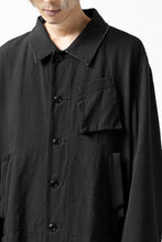 画像をギャラリービューアに読み込む, KLASICA KISTEL WORK COAT / MONOTONE HOUND TOOTH (BLACK)