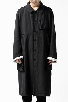 画像をギャラリービューアに読み込む, KLASICA KISTEL WORK COAT / MONOTONE HOUND TOOTH (BLACK)