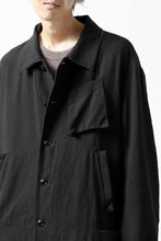 画像をギャラリービューアに読み込む, KLASICA KISTEL WORK COAT / MONOTONE HOUND TOOTH (BLACK)