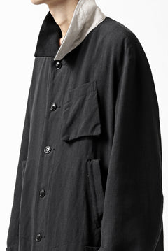 画像をギャラリービューアに読み込む, KLASICA KISTEL WORK COAT / MONOTONE HOUND TOOTH (BLACK)