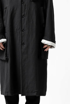 画像をギャラリービューアに読み込む, KLASICA KISTEL WORK COAT / MONOTONE HOUND TOOTH (BLACK)