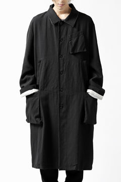画像をギャラリービューアに読み込む, KLASICA KISTEL WORK COAT / MONOTONE HOUND TOOTH (BLACK)